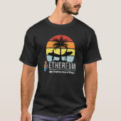 T-shirt Ethereum Mon Plan De Retraite Eth Cryptocoin Hodl  (Devant)