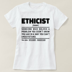 T-shirt Ethiciste Noun Professionnel Ethique Travailleur C
