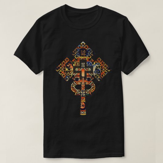 T-shirt Ethiopian Christian art Christ dans Glory Ethiopia (Design devant)