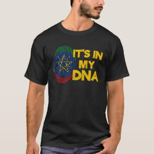 T-shirt Ethiopie ADN Éthiopie Afrique Drapeau Fière Amour