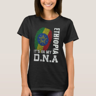 T-shirt Éthiopie C'Est Dans Mon Adn Éthiopie