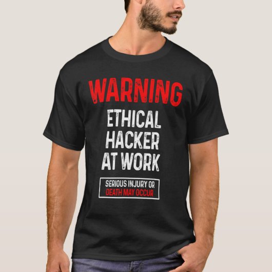 T-shirt Éthique Hacker Cybersécurité It Pen Tester 3 (Devant)