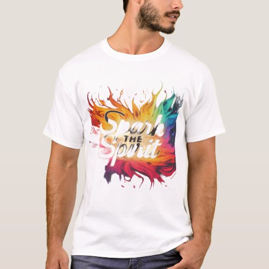T-shirt Étincelle L'Esprit (Devant)