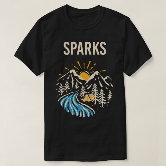 T-shirt Étincelles (Design devant)