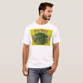 T-shirt Étiquette à cigares Big Wolf (Devant entier)
