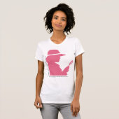 T-shirt Étiquette alimentaire amusant Quip Blush Rose Silh (Devant entier)