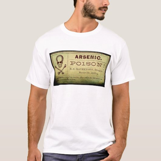 T-shirt Étiquette Arsenic désorganisé (Devant)