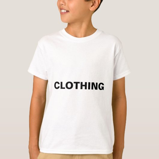 T-shirt Étiquette d'article générique (Devant)