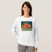 T-shirt Étiquette de caisse d'Anaco Apple (Devant entier)