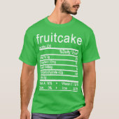 T-shirt Étiquette de la valeur nutritive (Devant)