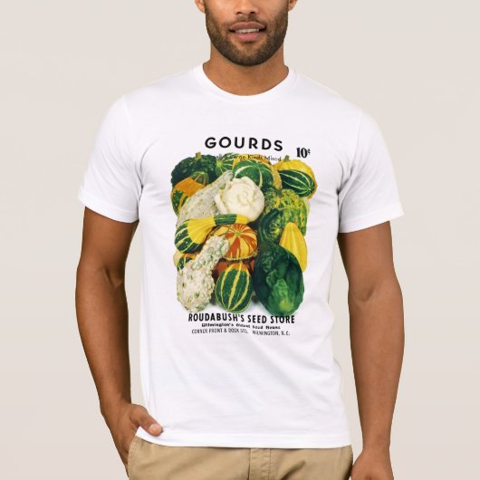 T-shirt Étiquette de paquet de graine de Gords (Devant)