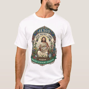 T-shirt étiquette de paquet de graines de Jésus Paquet de 