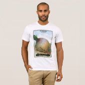 T-shirt Étiquette de paquets de graines de navets (Devant entier)