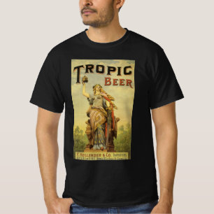 T-shirt Étiquette de produit vintage Art, gladiateur de bi