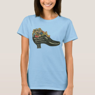 T-shirt Étiquette de produit vintage, cirage pour chaussur
