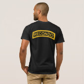 T-shirt Étiquette de Recondo (Dos entier)