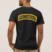 T-shirt Étiquette de Recondo (Dos)