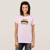 T-shirt Étiquette d'école de garde forestière d'armée - (Devant entier)