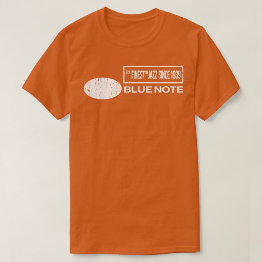 T-shirt Étiquette d'enregistrement de note bleue (Design devant)