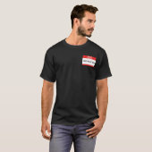 T-shirt Étiquette nommée (Devant entier)