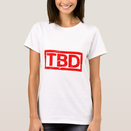 T-shirt Étiquette TBD (Devant)