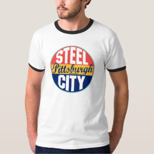 T-shirt Étiquette vintage de Pittsburgh