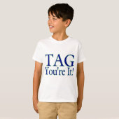 T-shirt Étiquette vous êtes lui (Devant entier)