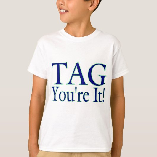 T-shirt Étiquette vous êtes lui (Devant)