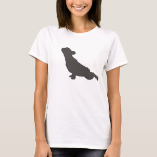 T-shirt Étirage de bouledogue français