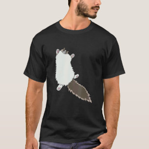 T-shirt Étirement de chat Ragdoll Sploot