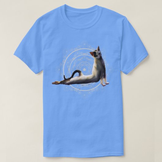 T-shirt Étirement du chat (Design devant)