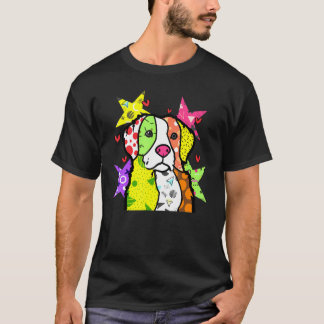 T-shirt Étoile Artistique Laboratoire Retriever Lab Maman