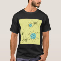 T-shirt étoile atomique jaune Iconique