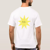 T-shirt étoile baha'i (Dos)