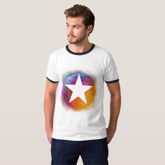 T-shirt Étoile blanche (Devant entier)