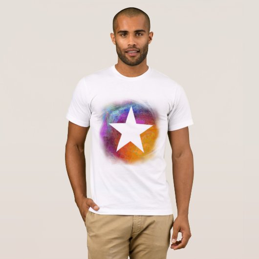 T-shirt Étoile blanche (Devant entier)