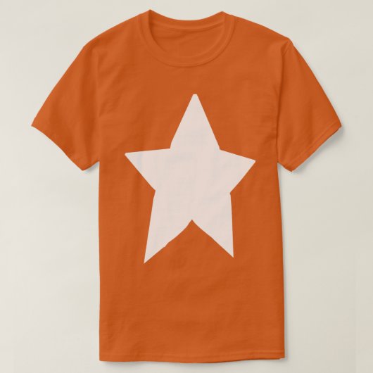 T-shirt Étoile blanche de Chonk minimal (Design devant)