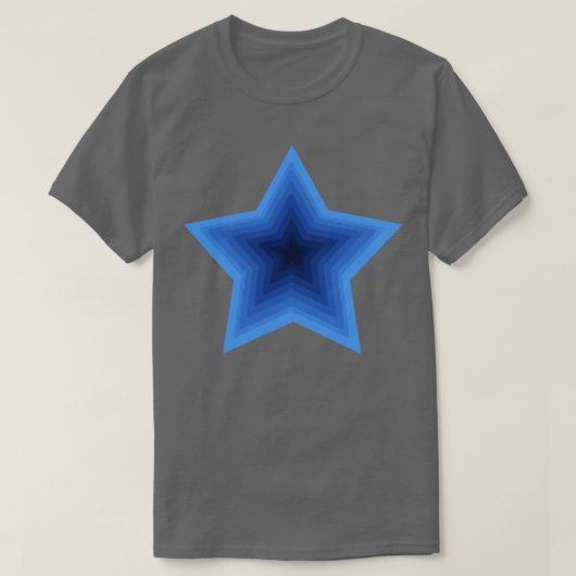 T-shirt Étoile bleue (Design devant)
