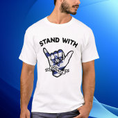 T-shirt Étoile bleue de David, Stand avec Israël