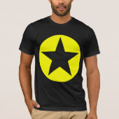 T-shirt Étoile cerclée - Jaune (Devant)