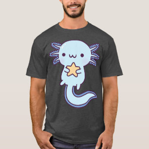 T-shirt Étoile d'accrochage de l'axe bleu mignon