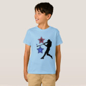 T-shirt étoile de baseball (Devant entier)