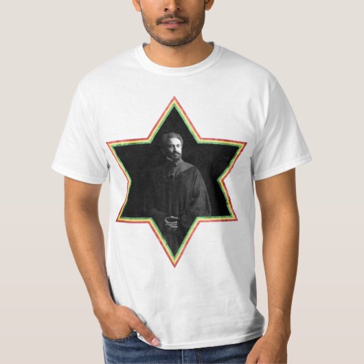 T-shirt Étoile de David de Haile Selassie (Devant)