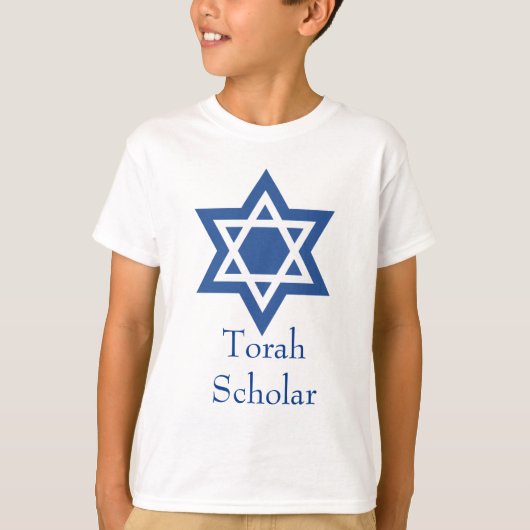 T-shirt Étoile de David Torah Scholar (Devant)