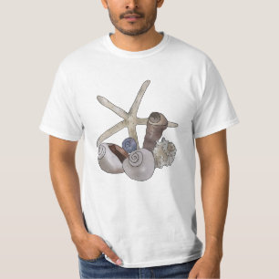 T-shirt Étoile de mer à la plage