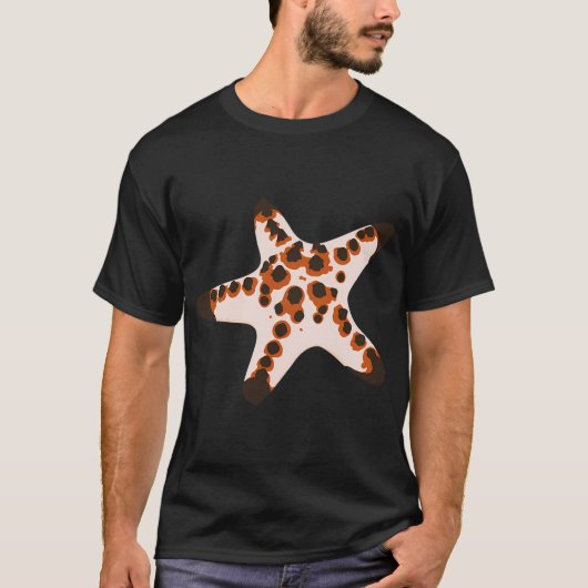 T-shirt Étoile de mer à points de chocolat - Protoreaster (Devant)