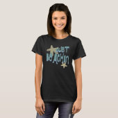 T-shirt Étoile de mer de plage Noir (Devant entier)