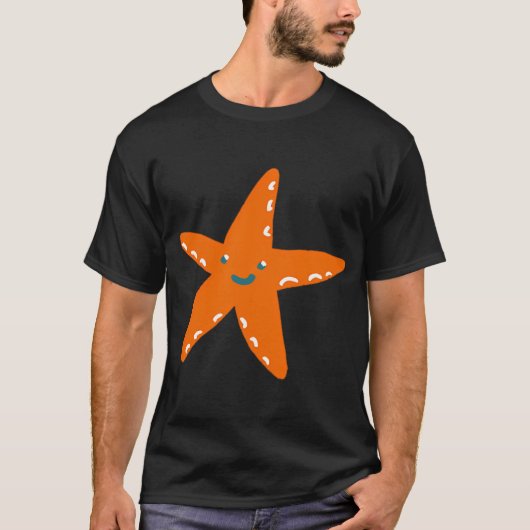 T-shirt Étoile de mer mignonne (Devant)