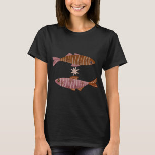 T-shirt Étoile de mer Rayure de poisson
