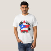 T-shirt Étoile de Porto Rico (Devant entier)